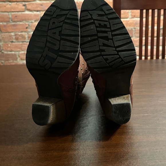 🎉 HP 🎉Stuart Weitzman Leather Cowboy Boots 🔥 - Picture 5 of 9